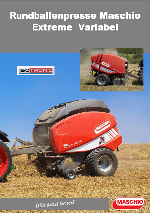 Rundballenpresse Maschio Extreme  Variabel