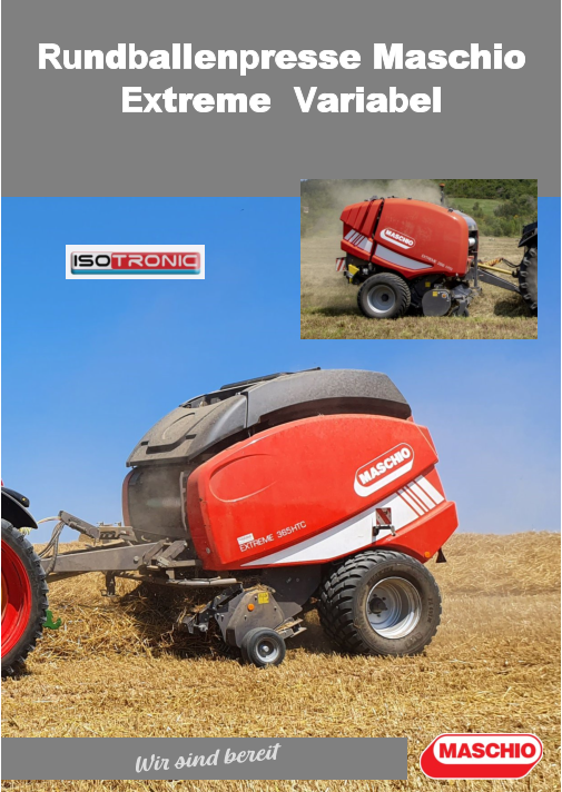 Rundballenpresse Maschio Extreme  Variabel